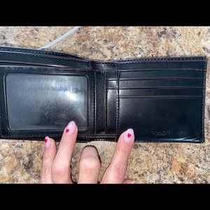 Men’s brown coach wallet great condition